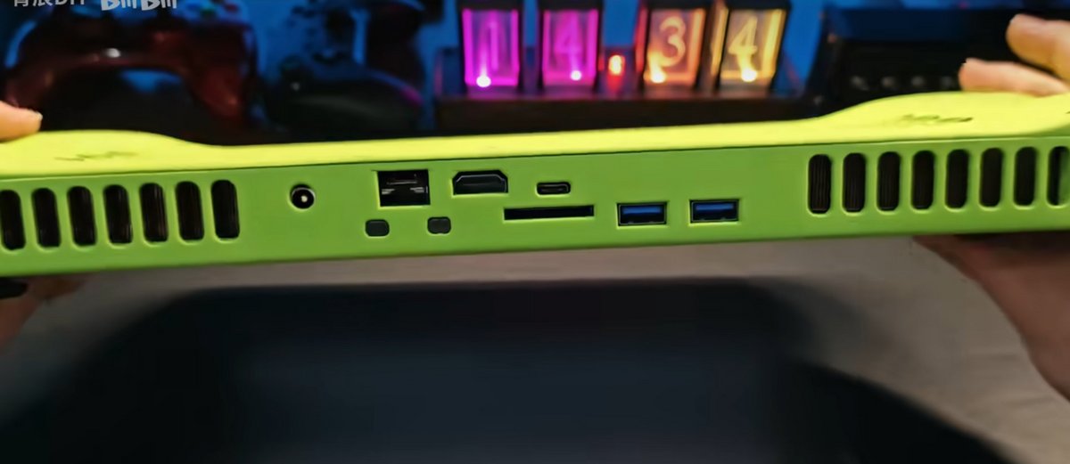 Une connectique qui n'a rien à envier à un ordinateur potable... et pour cause ! ©VideoCardz