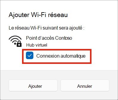 la connexion automatique
