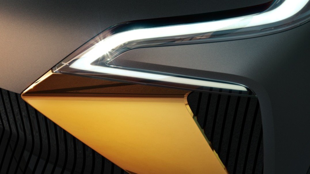 Teaser berline Renault électrique