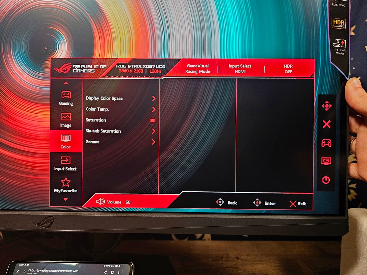 Test Asus ROG Strix XG27UCS