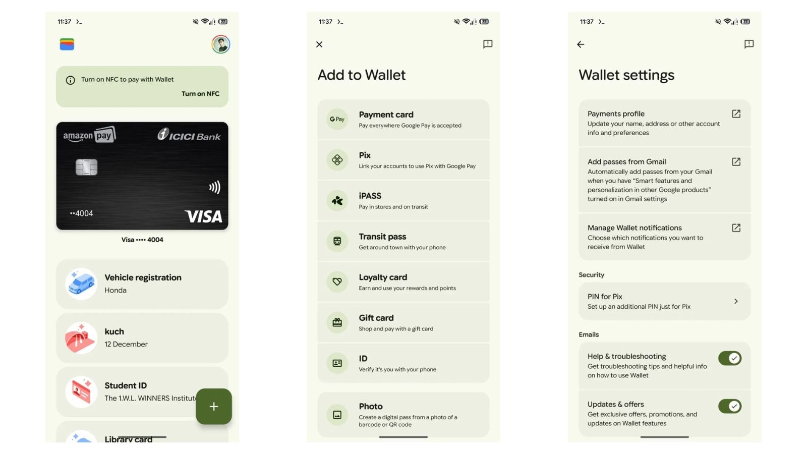 Un look plus moderne, toujours en cours de déploiement. ©Android Authority / Google