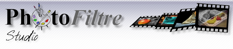 Logo officiel de PhotoFiltre, illustrant ses capacités graphiques et son interface orientée retouche photo.  © PhotoFiltre