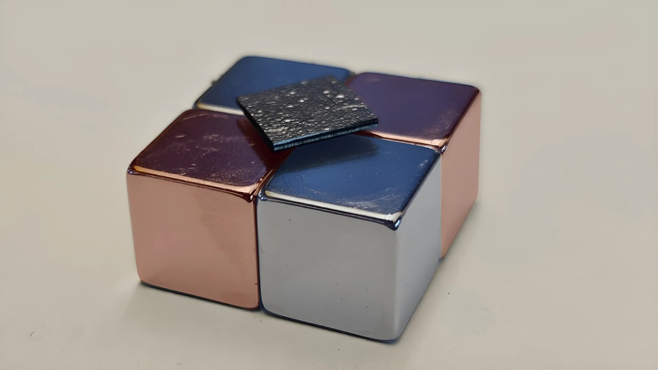 Le matériau en question, qui se maintient en parfaite flottaison sans énergie © Okinawa Institute of Science and Technology