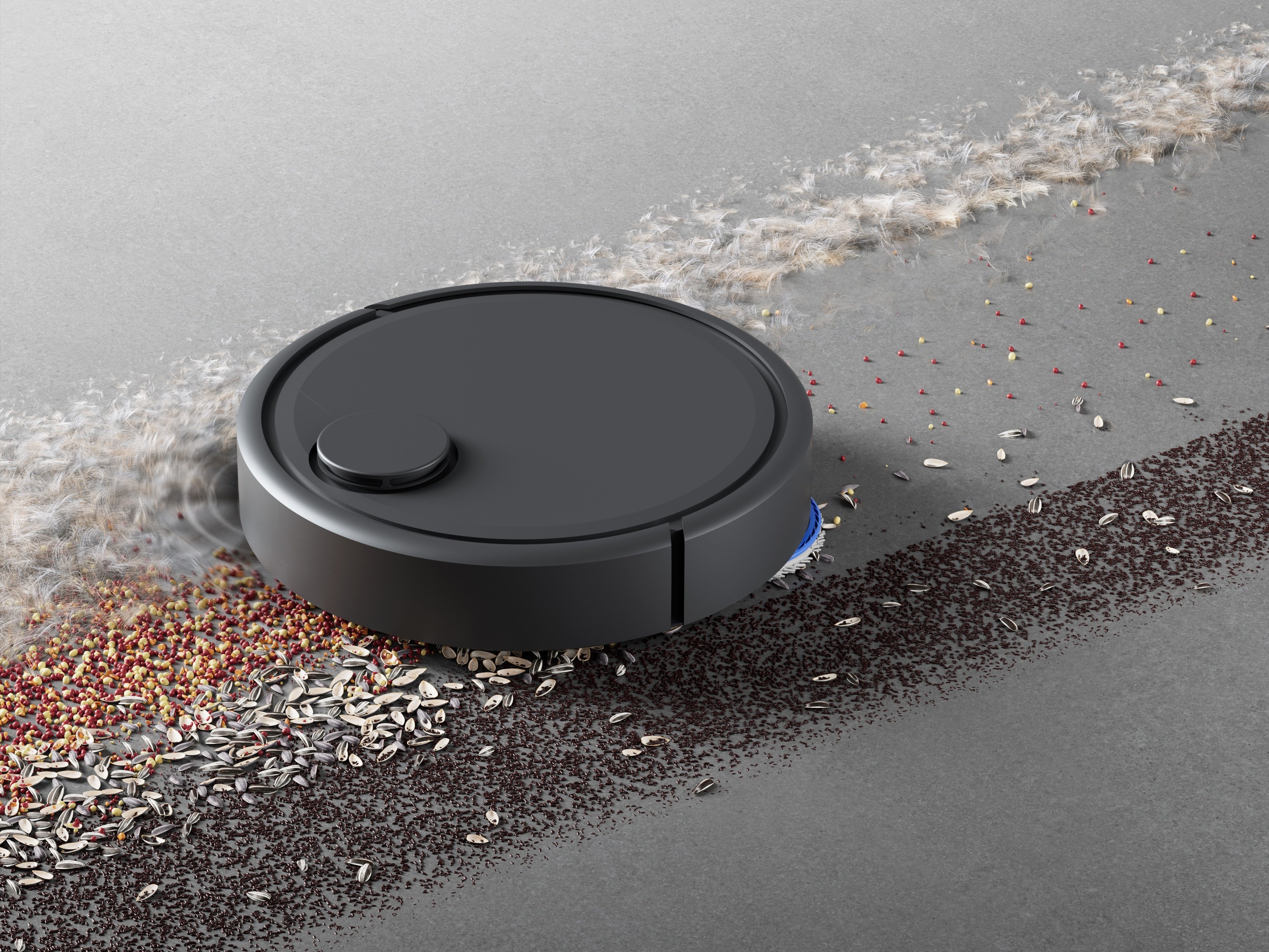 L'Ecovacs DEEBOT X9 Pro OMNI peut ramasser tous les déchets © Ecovacs