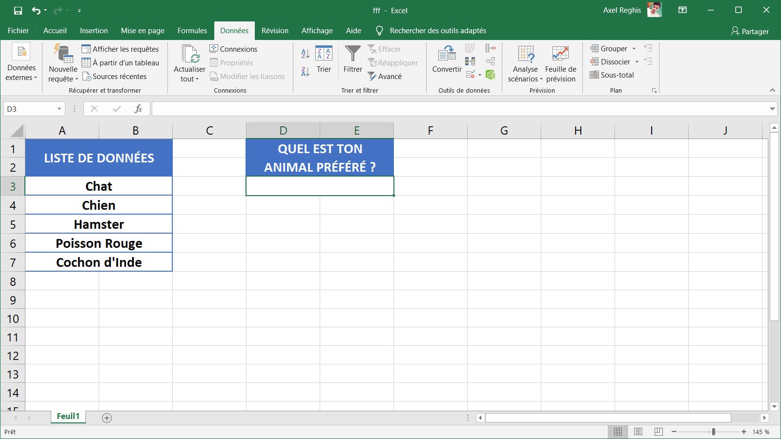 Tuto Excel