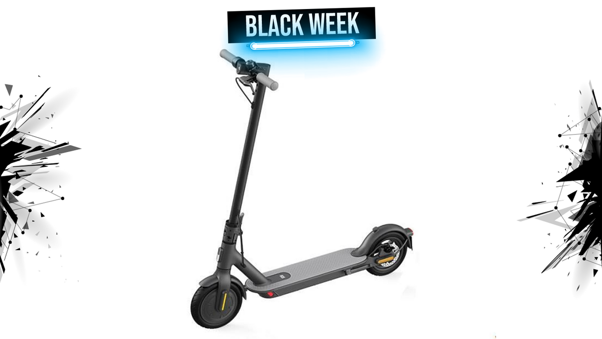 xiaomi electric scooter black week 1600
