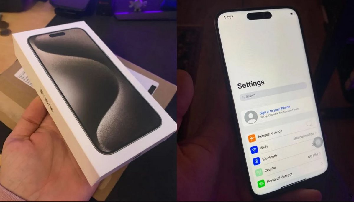 À la place d'un iPhone 15 Pro Max, ce client a reçu un clone sous Android... © Reddit