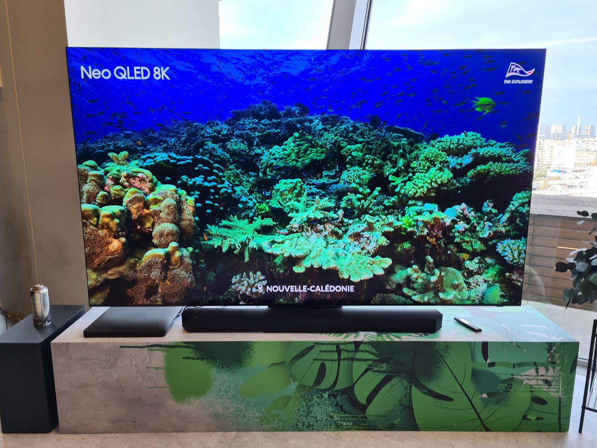 Un mode d'image dynamique qui en fait peut-être un peu trop sur le Neo QLED 8K de Samsung © Matthieu Legouge pour Clubic 