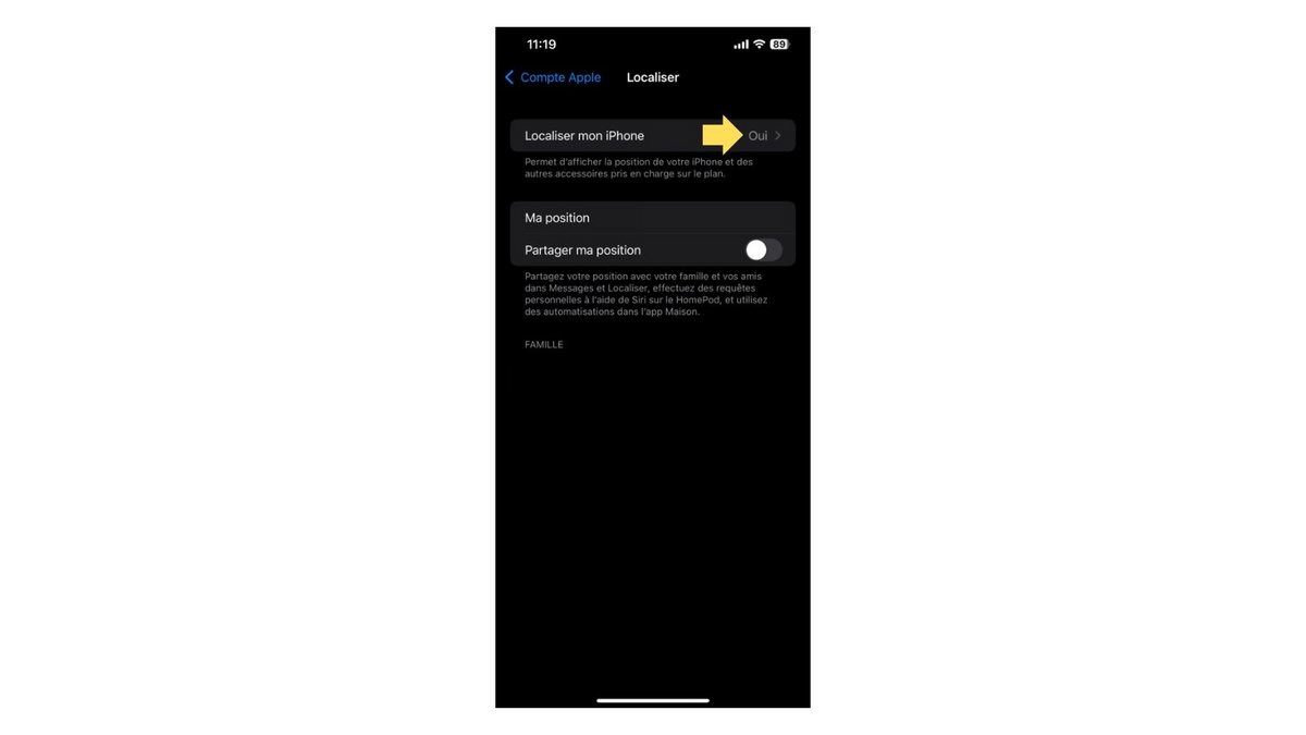 iOS Localiser iPhone