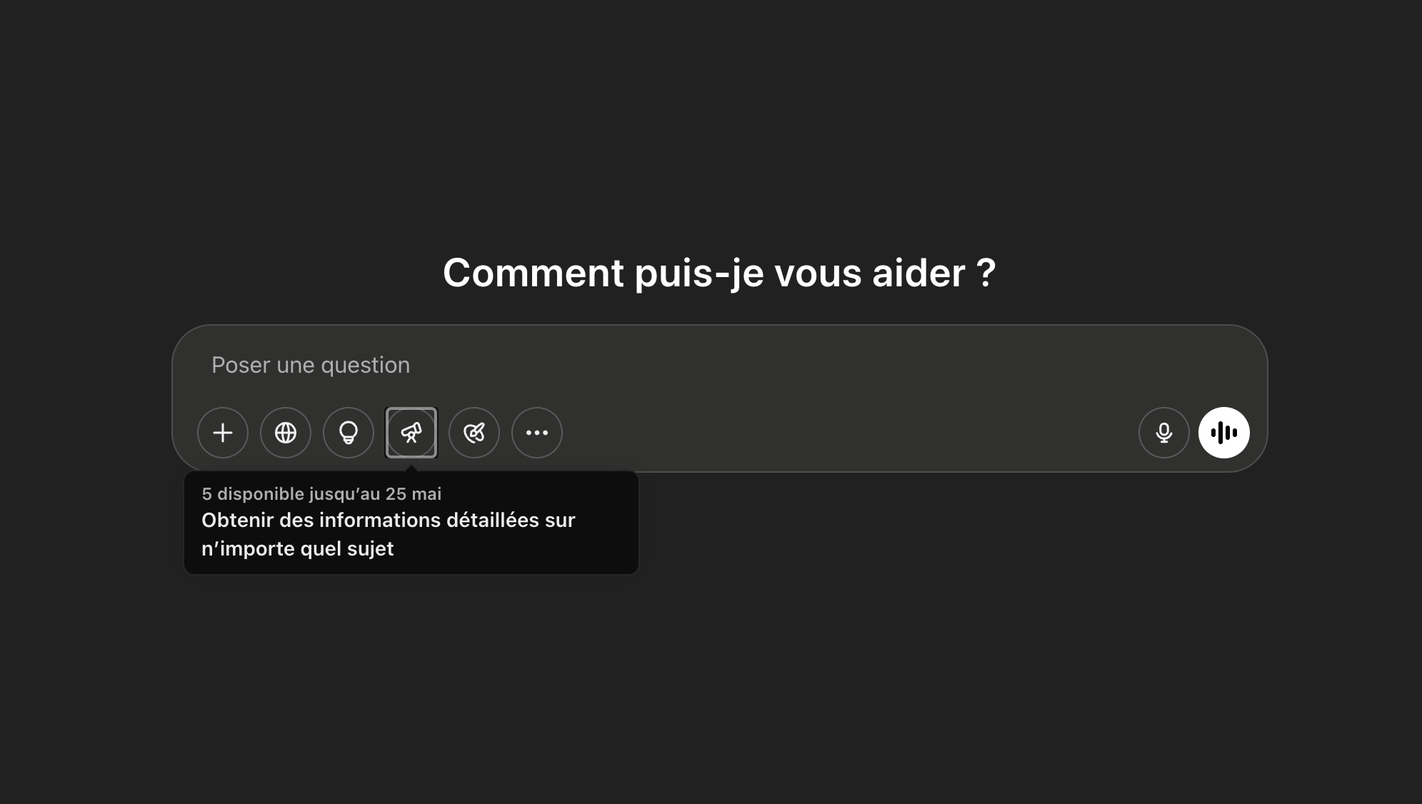 5 recherches profondes par mois pour les utilisateurs gratuits. © Naïm BADA pour Clubic