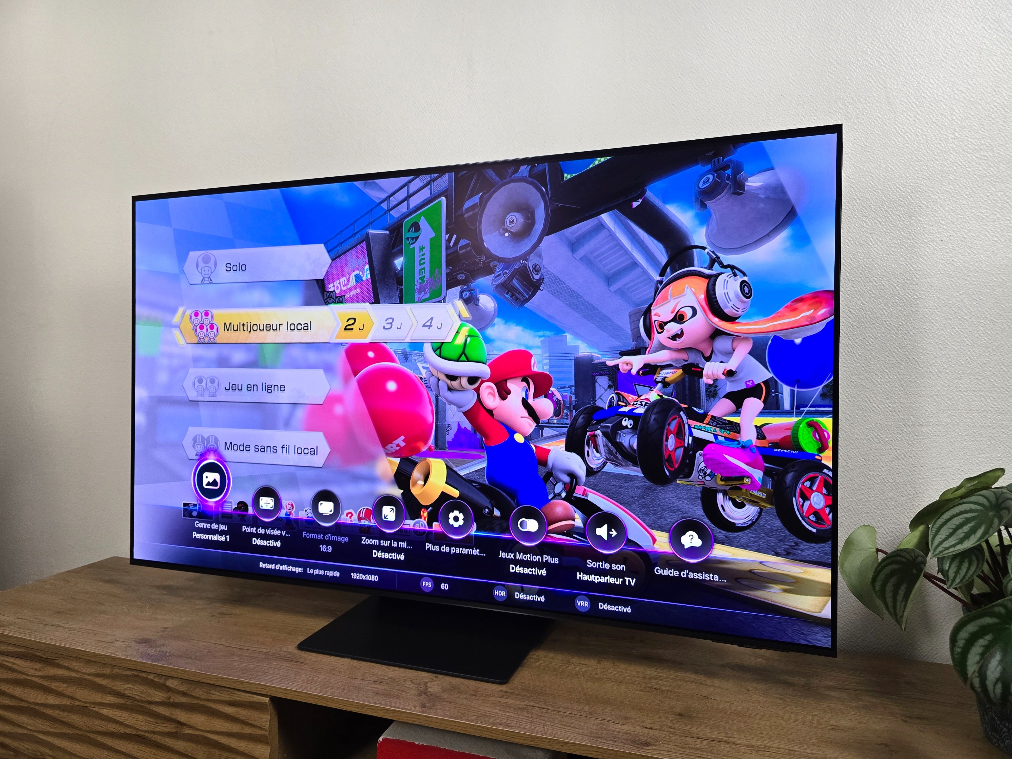 Le Samsung S95F est désormais certifié G-Sync Compatible. © Matthieu Legouge