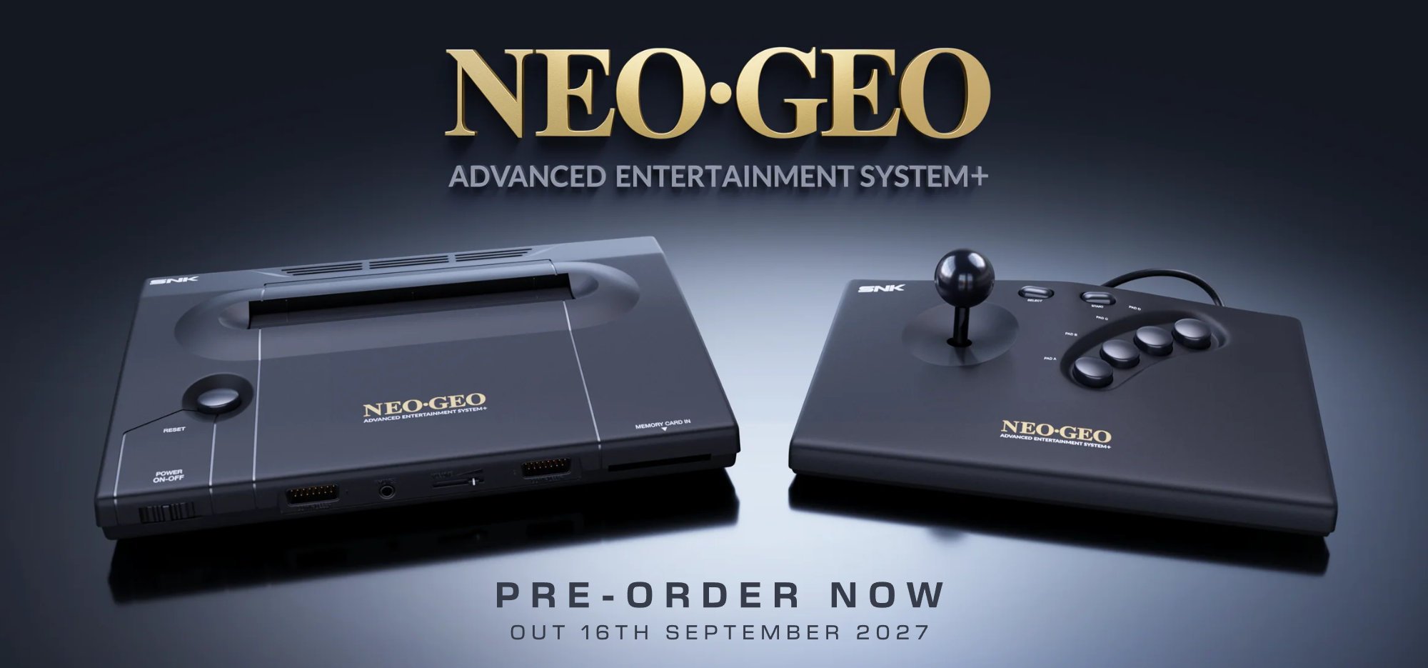 Plus d'un an à attendre maintenant pour retrouver la NEO-GEO AES. © Plaion