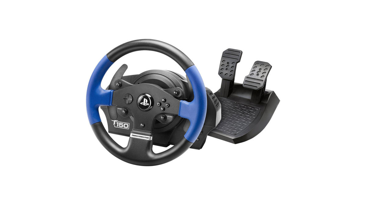 Le volant et le pédalier Thrustmaster T150 RS