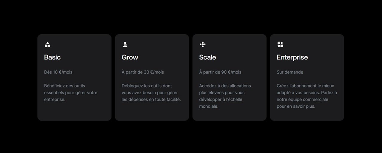 Tarifs Revolut Business - Capture d'écran ©Revolut / Clubic