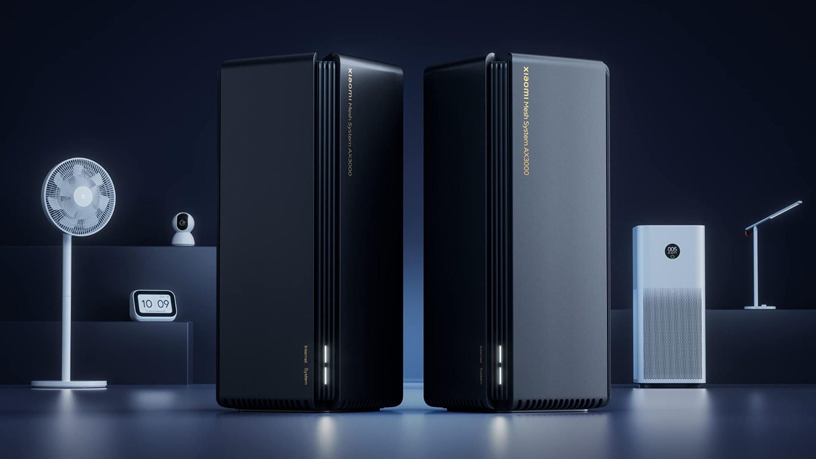 Les deux routeurs mesh Xiaomi AX3000