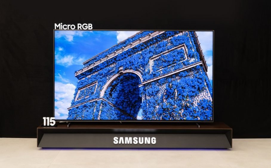 Samsung aurait mis au point des LED de moins de 100 micromètres pour accoucher de ce nouveau téléviseur. © Samsung