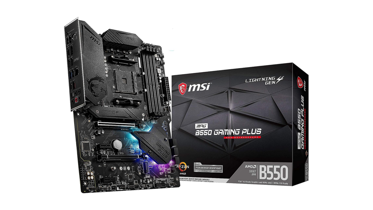 La carte mère MSI MPG B550 Gaming Plus