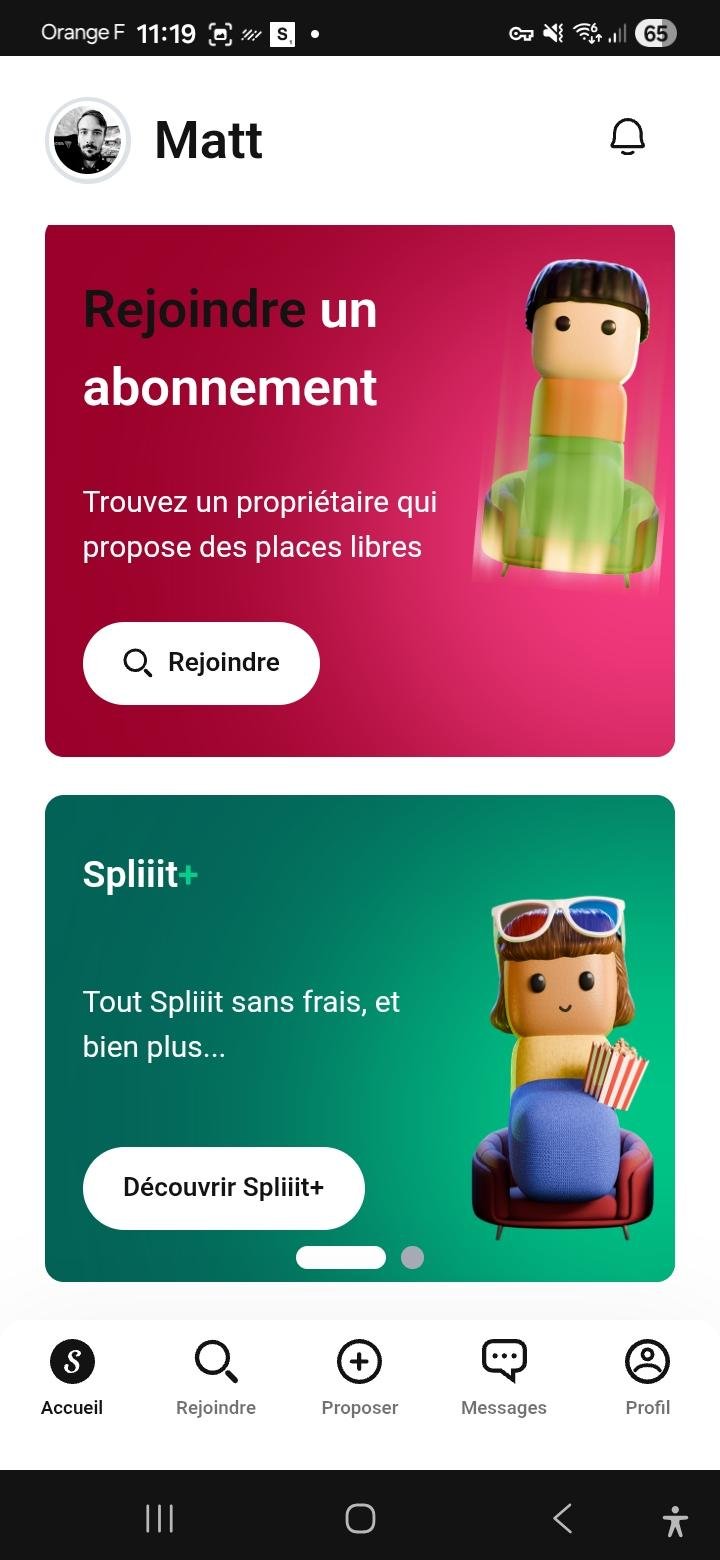 Spliiit - application