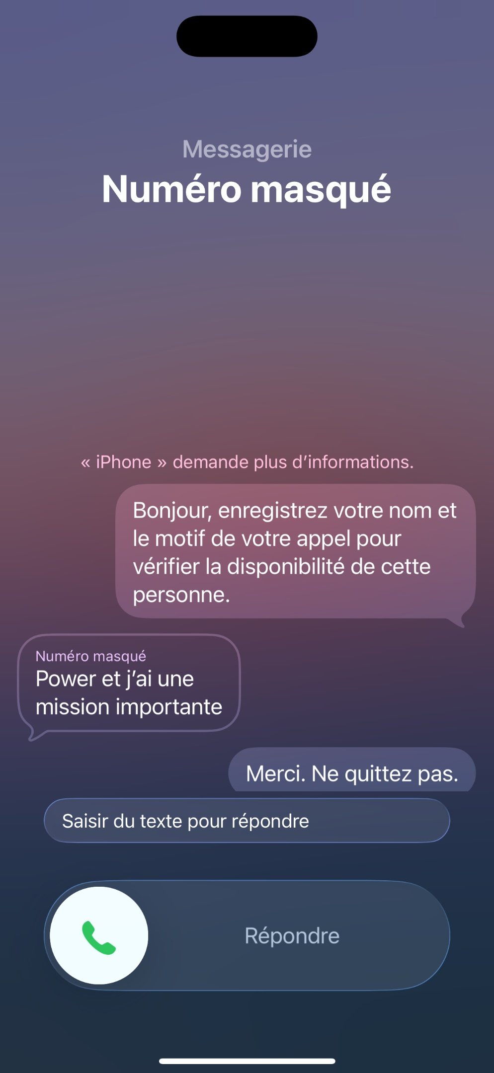 iPhone filtrage d'appels iOS 26