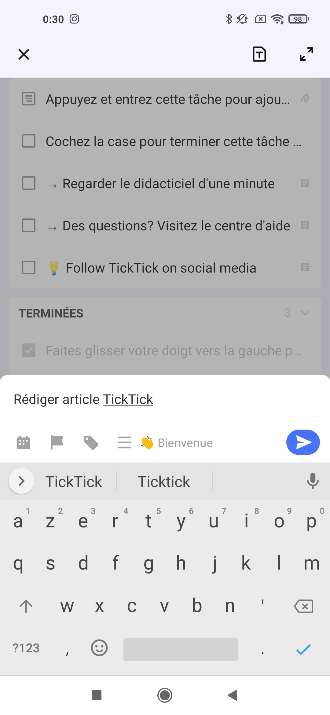 TickTick screen 4