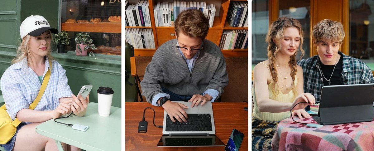 Lexar Air Portable SSD avec USB-C : compatible avec la majorité des appareils récents © Lexar