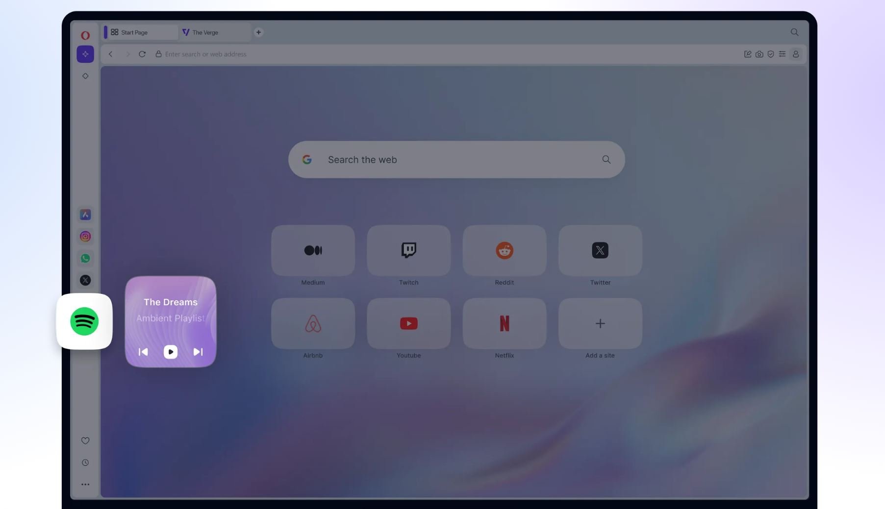 Le lecteur musical amélioré embarqué par Opera One R2 © Opera