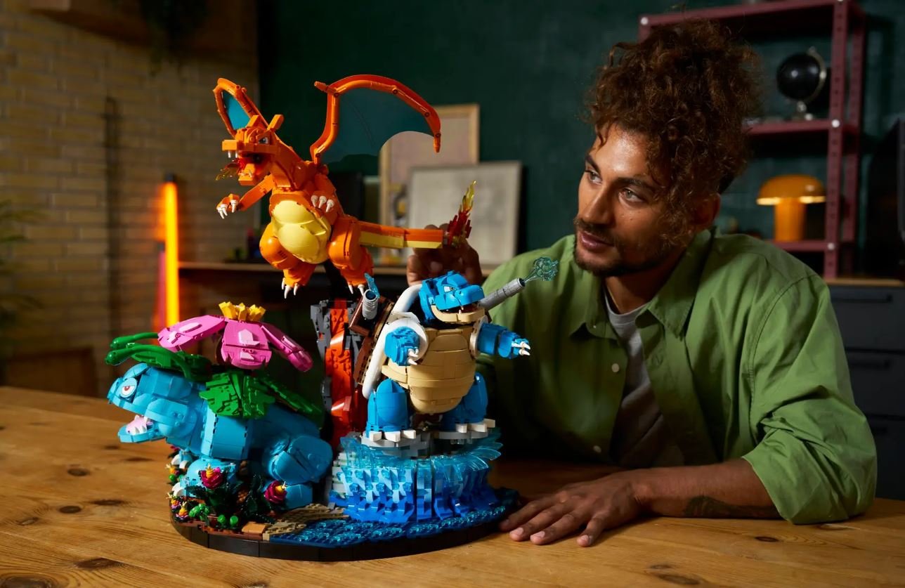 Comptez 649,99€ pour ce set Florizarre, Dracaufeu et Tortank ! ©Lego