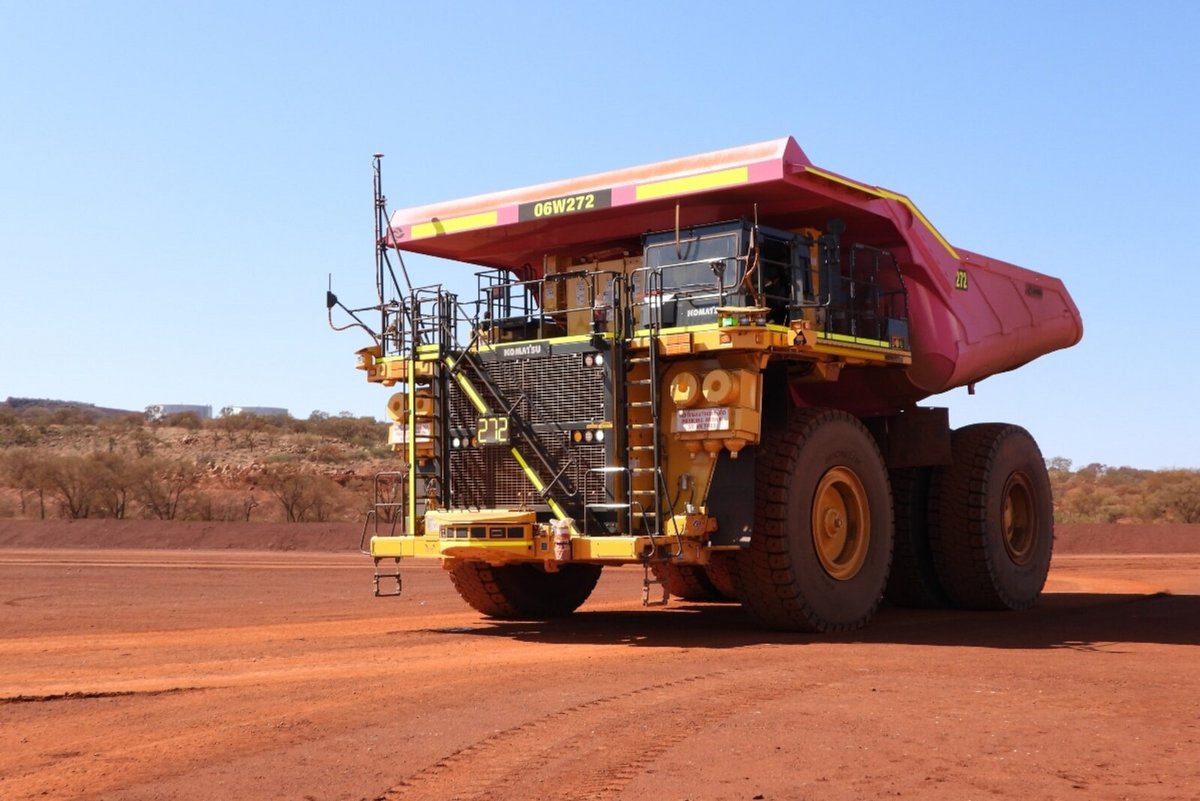 Les gros camions autonomes ont de nombreux avantages © Komatsu / Rio Tinto