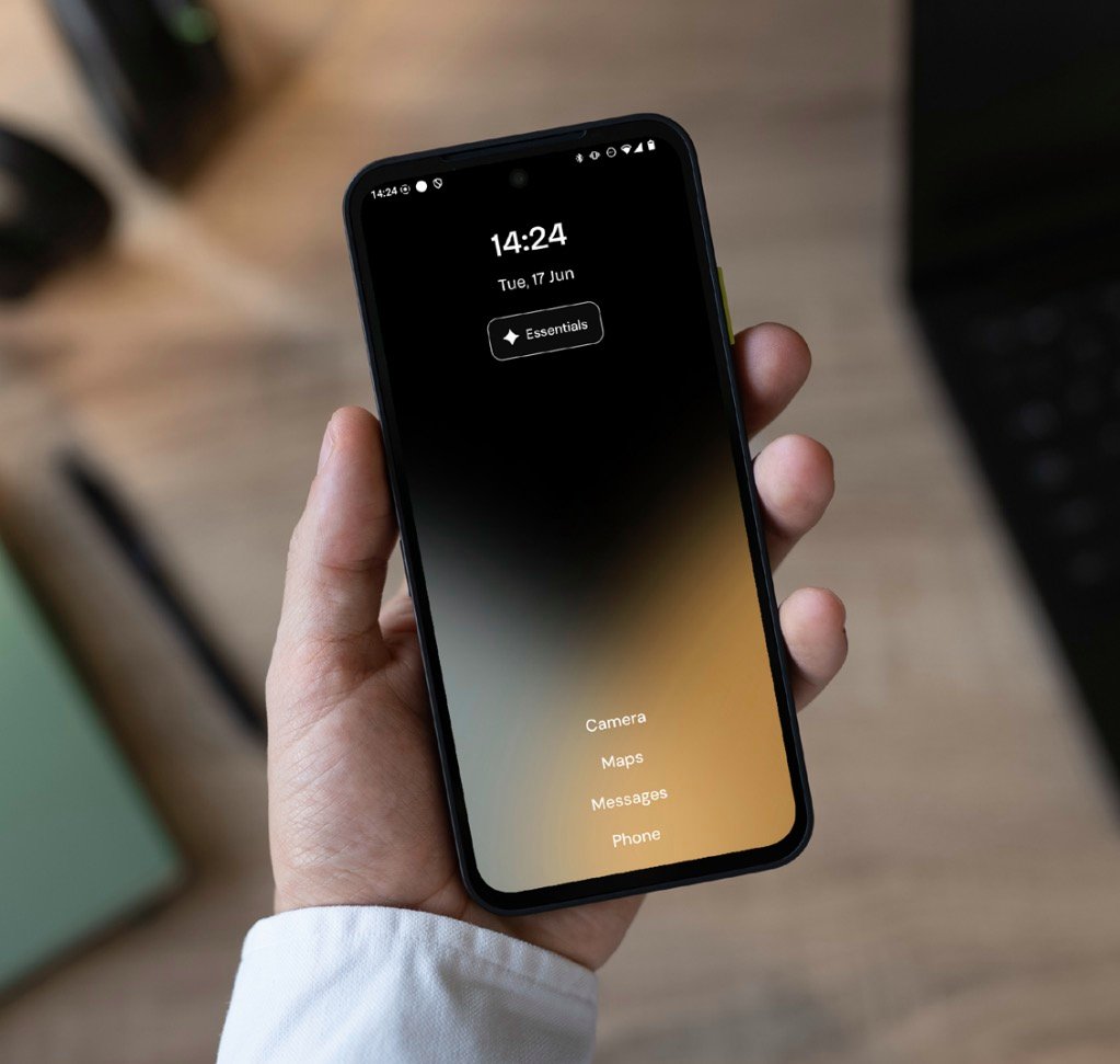 Aperçu de l'interface « Fairphone Moments », la version allégée d'Android. © Fairphone