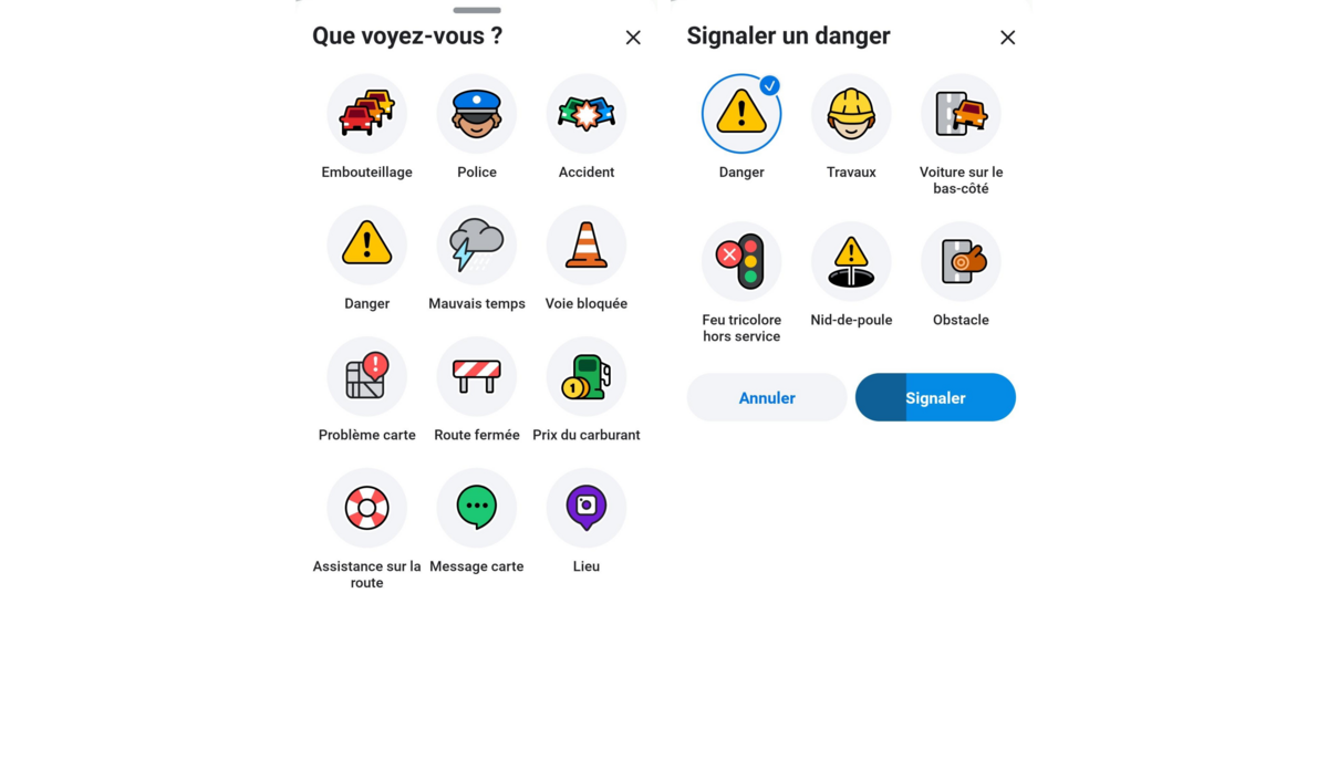 Le menu peut être affiché en plein écran pour pouvoir accéder à des options supplémentaires © Captures d'écran Clubic.com