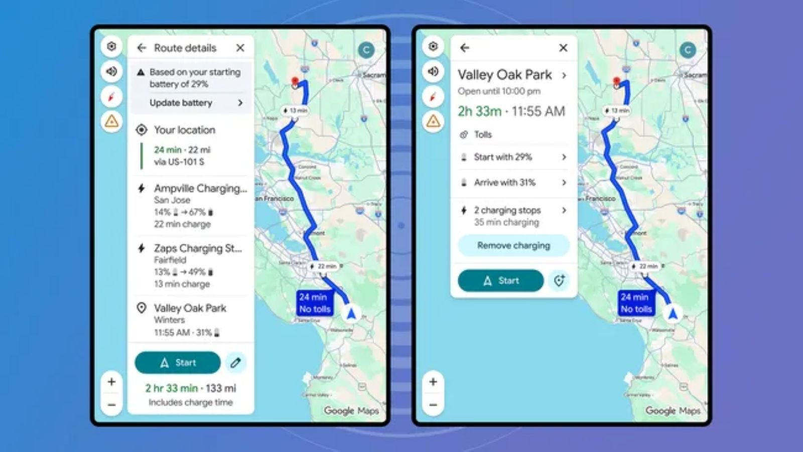 Pour l'heure, cette nouvelle fonctionnalité n'est disponible qu'aux ÉTats-Unis - ©Google