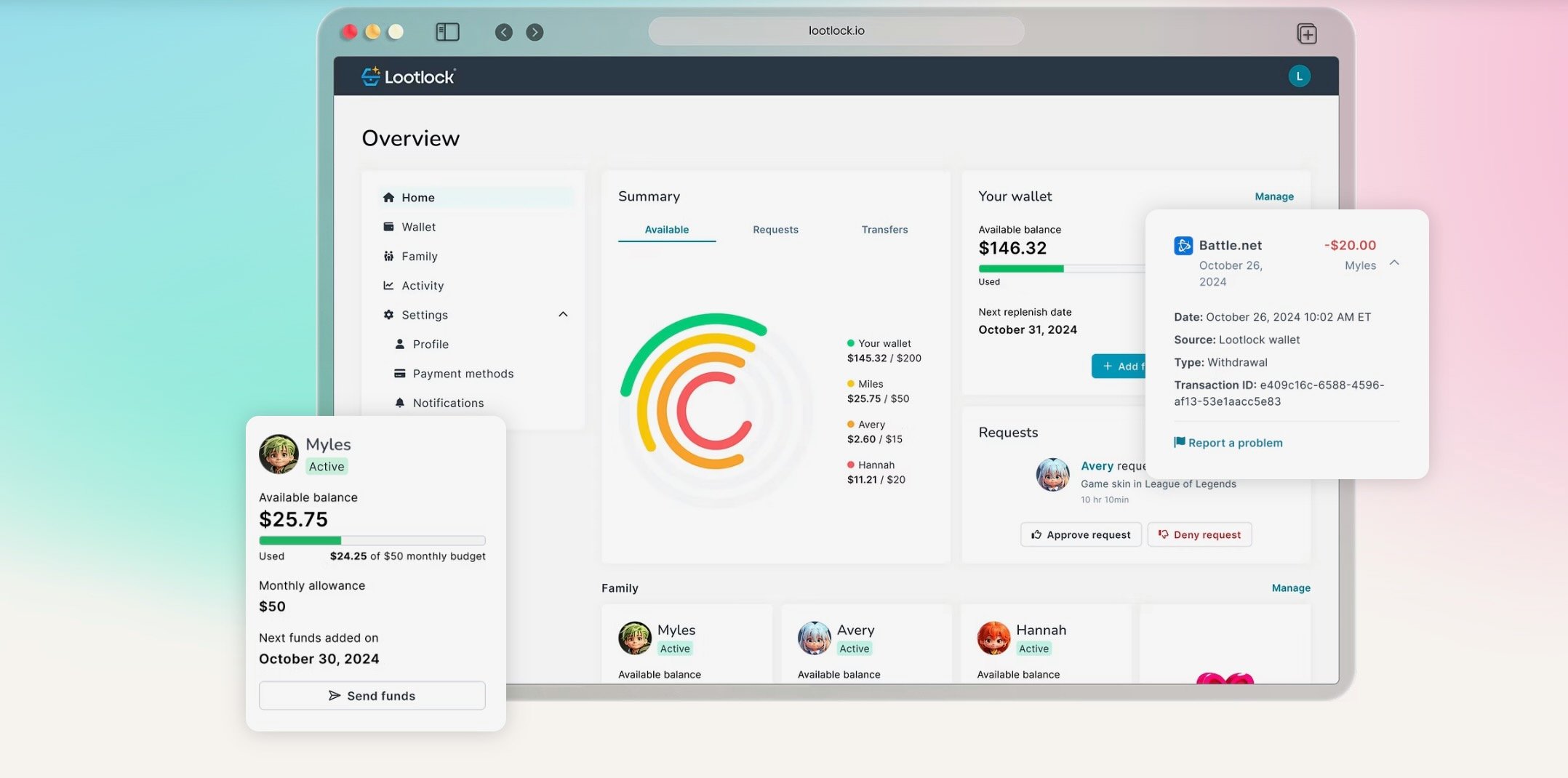 Une app pour éviter les mauvaises surprises sur la facture de jeux vidéos. ©Lootlock