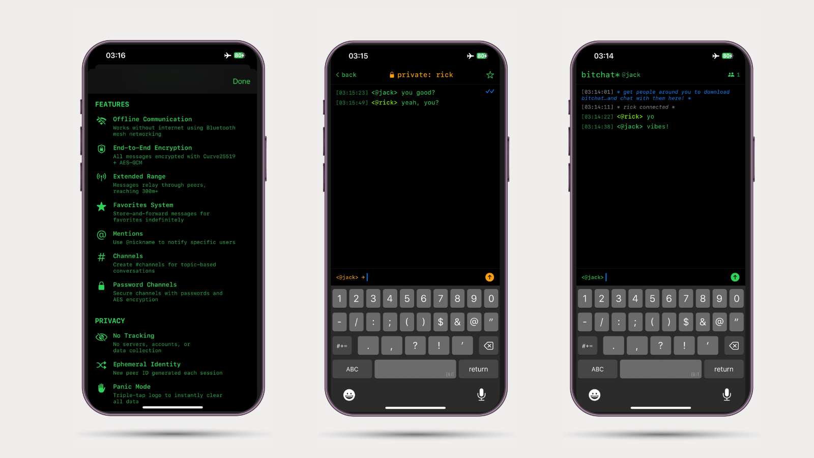 Bitchat - © Jack Dorsey/X