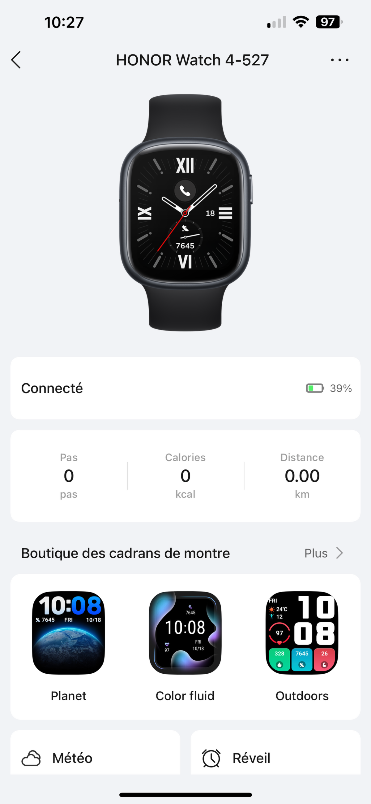 Honor Watch 4 (app compagnon)