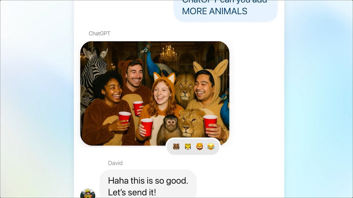 Les discussions de groupe sont arrivées sur ChatGPT. © Capture d'écran Clubic