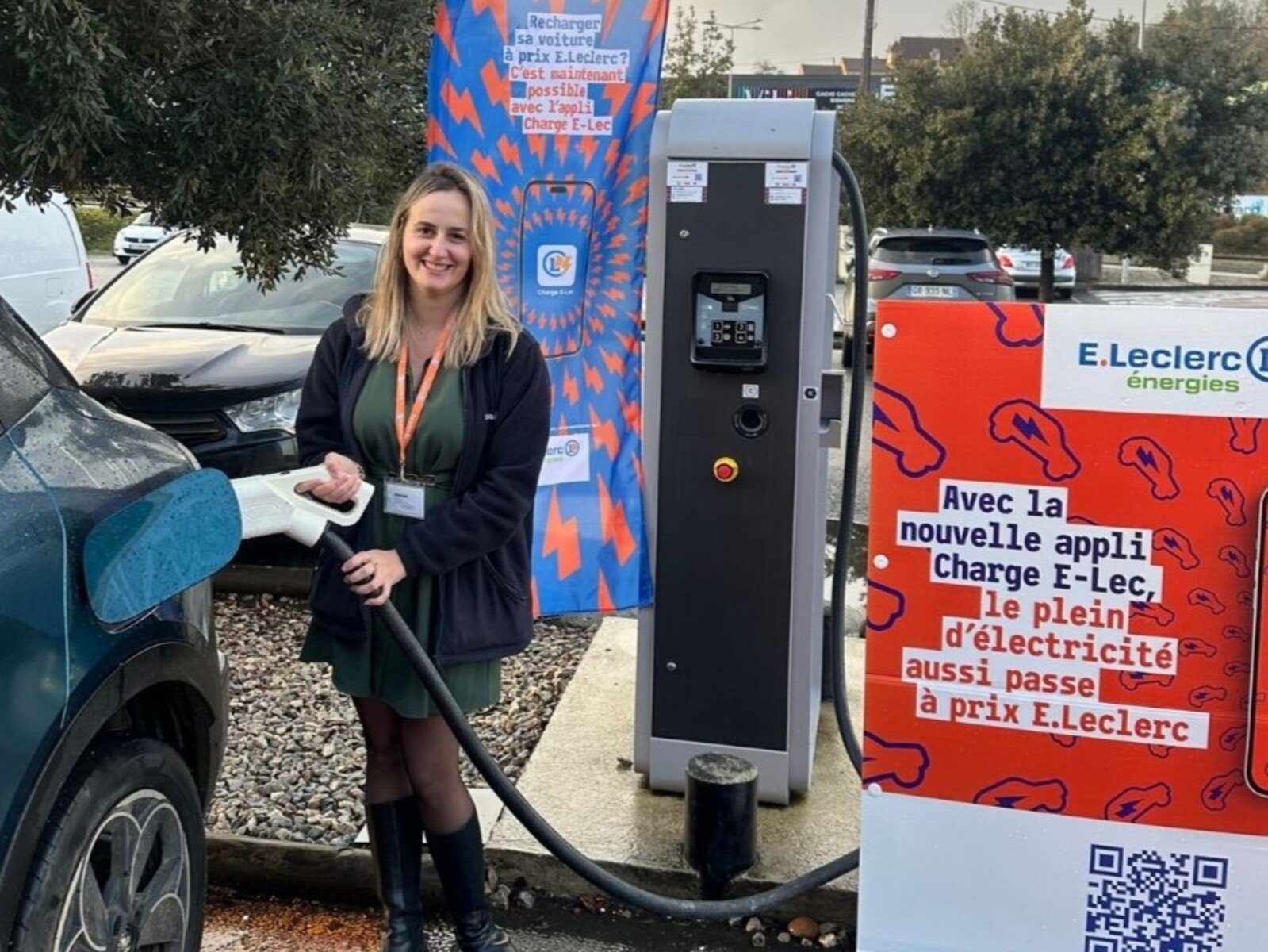 E.Leclerc veut devenir votre prochain arrêt recharge avec Charge E-Lec. © Page Facebook E.Leclerc