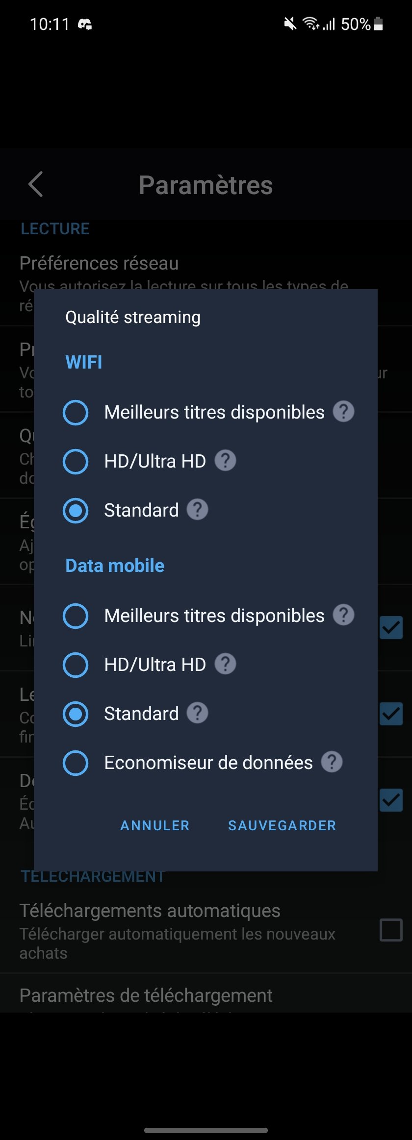 Amazon Music - La qualité du streaming