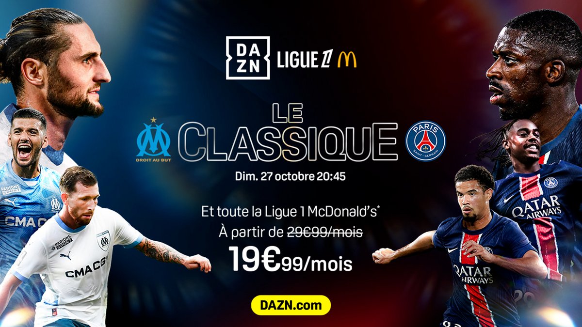 Ne manquez pas le choc de ce week-end @DAZN