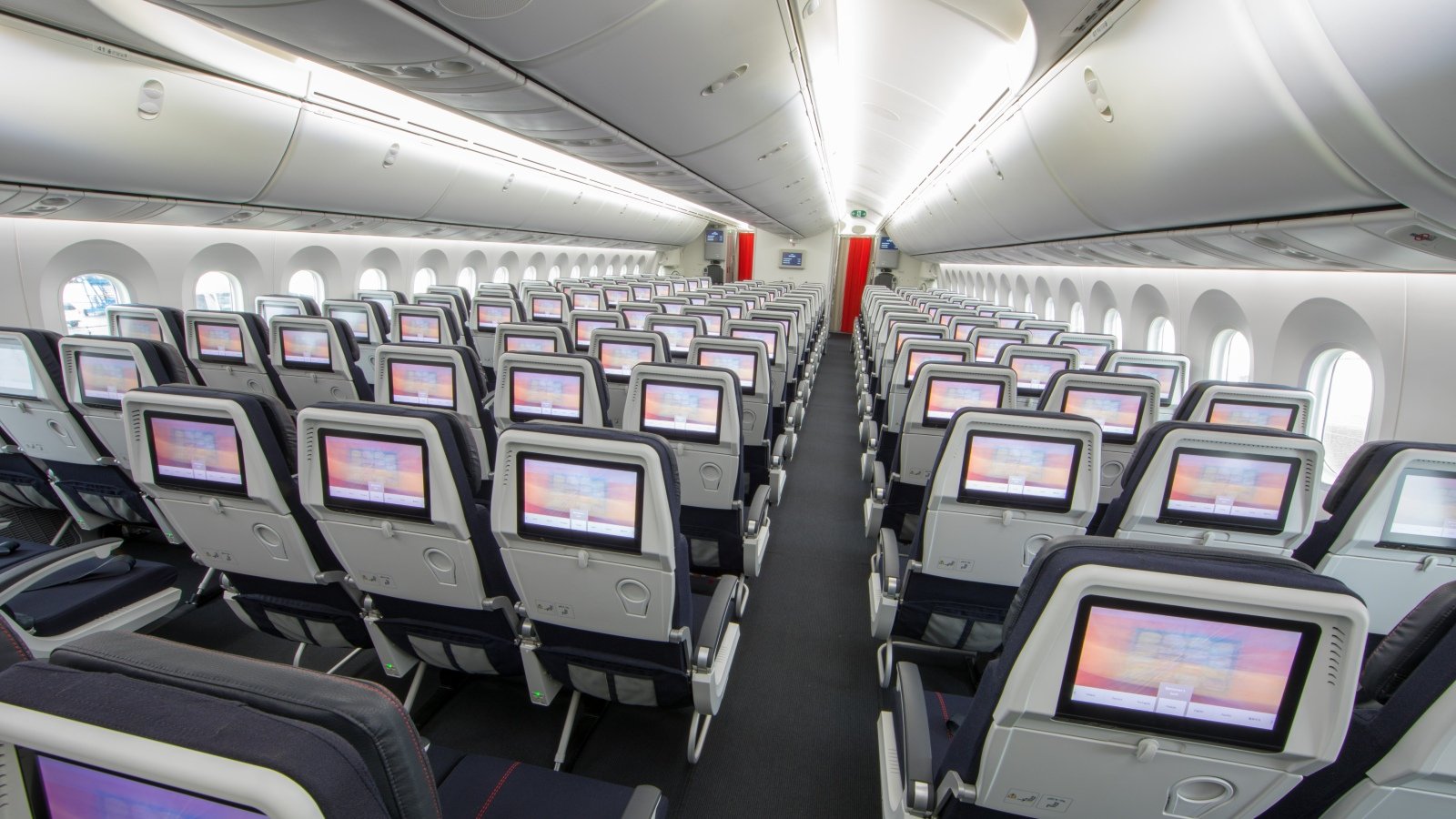 Cabine d'un avion Air France (© Air France)