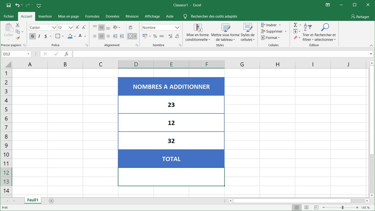 Tuto Excel