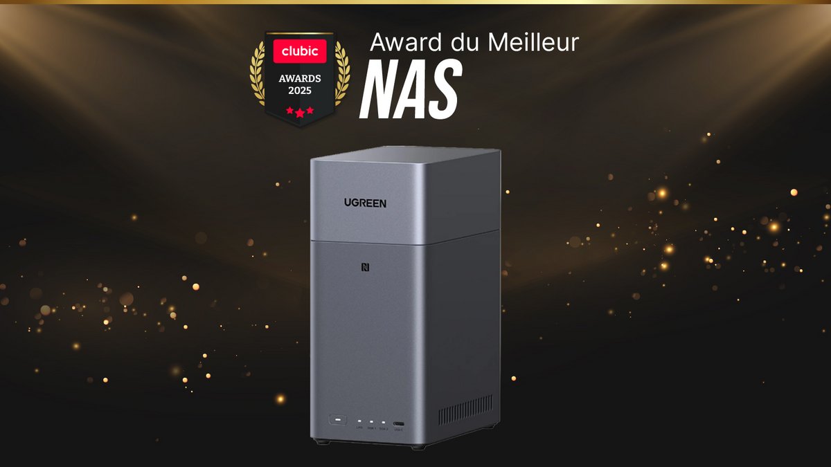  Le UGREEN NASync DH2300 décroche le Clubic Award du meilleur NAS © Clubic