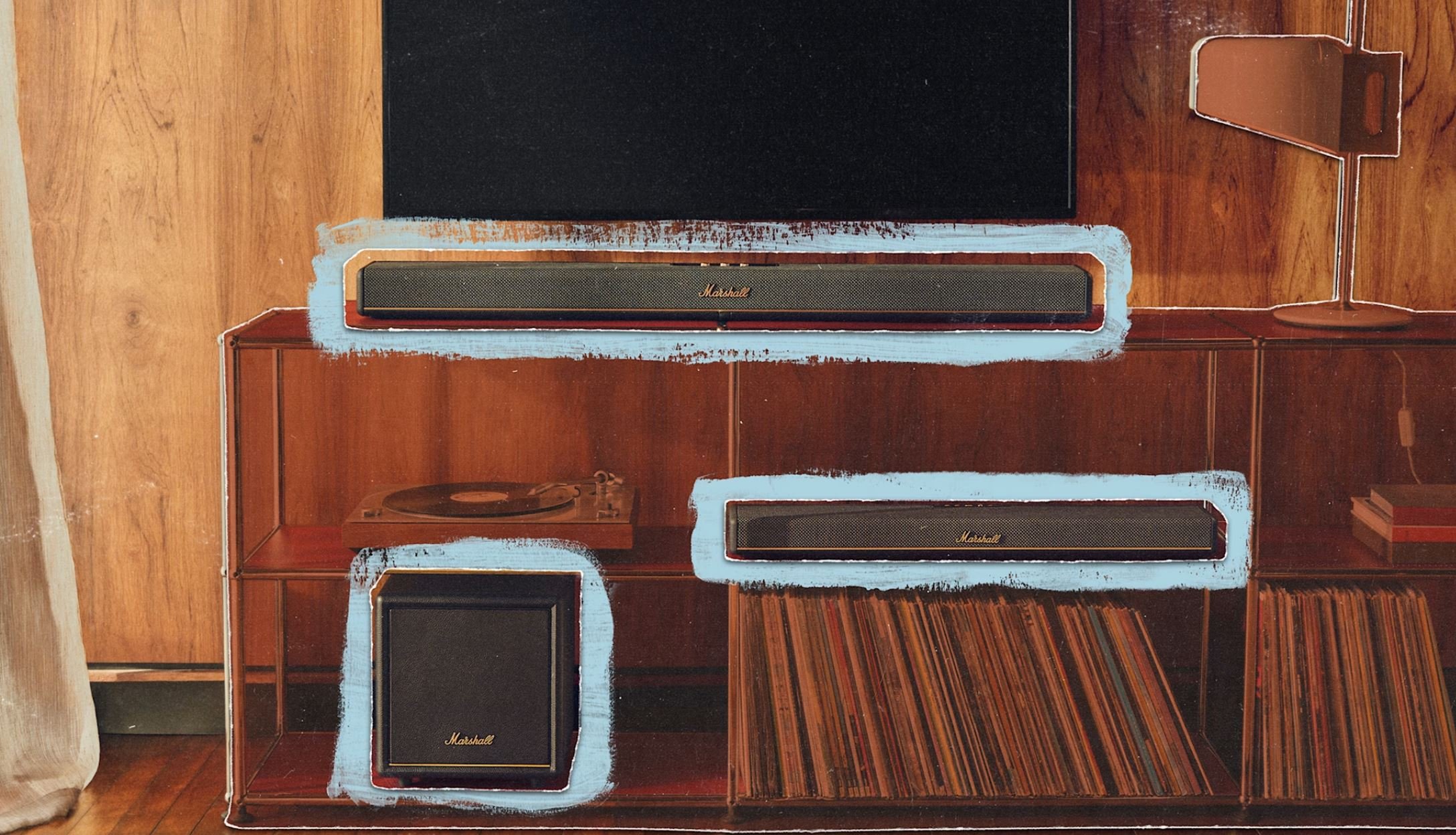 La gamme home-cinéma "made in Marshall". ©Marshall