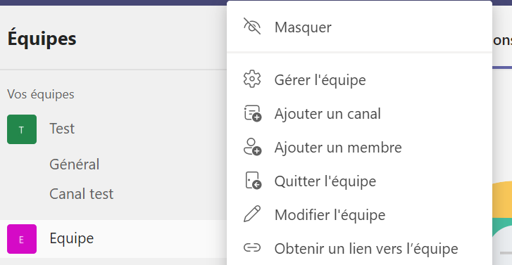 Microsoft Teams changer nom équipe