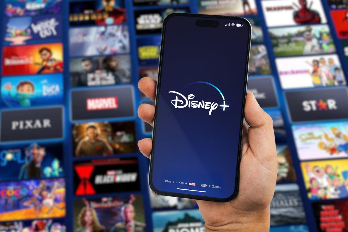 Le logo de Disney+. ©Diego Thomazini / Shutterstock