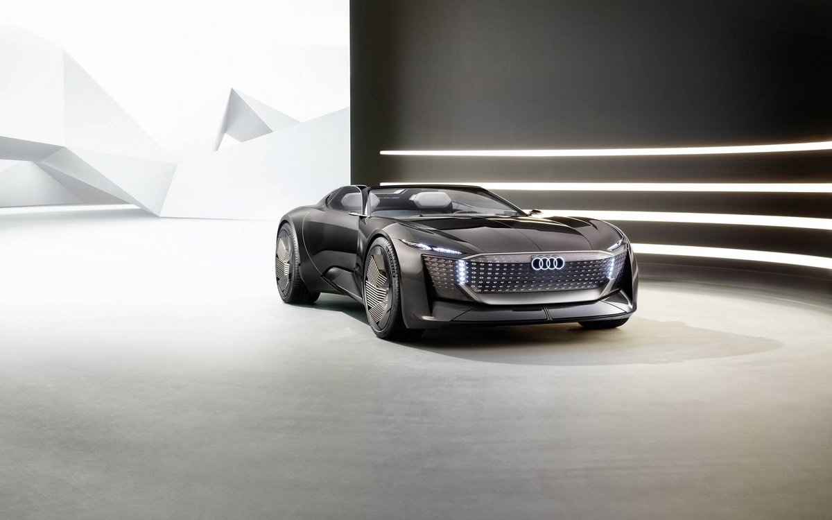 La Skysphere, une concept car électrique à deux tailles signée Audi. © Audi