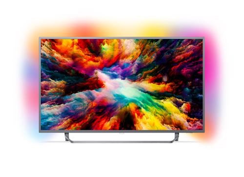 TV Philips 65PUS7303 UHD 4K avec Ambilight 3 cÃ´tÃ©s Smart Android TV 65â