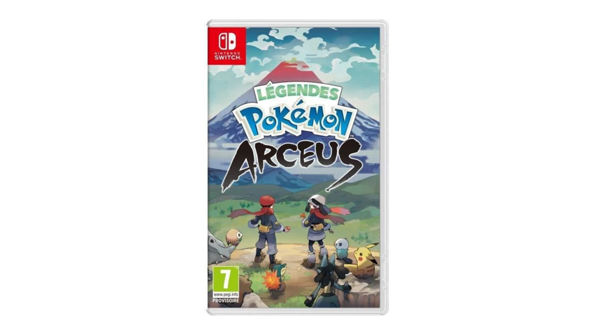 La boîte du jeu Switch Légendes Pokémon : Arceus