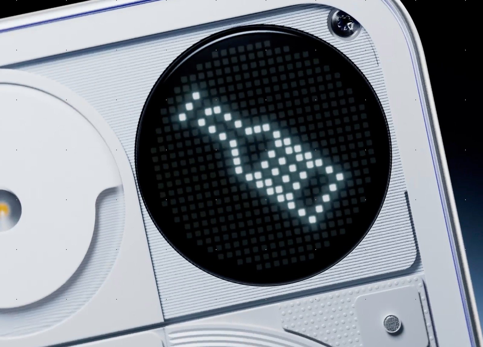 Glyph Matrix peut intégrer des mini-jeux. © Nothing