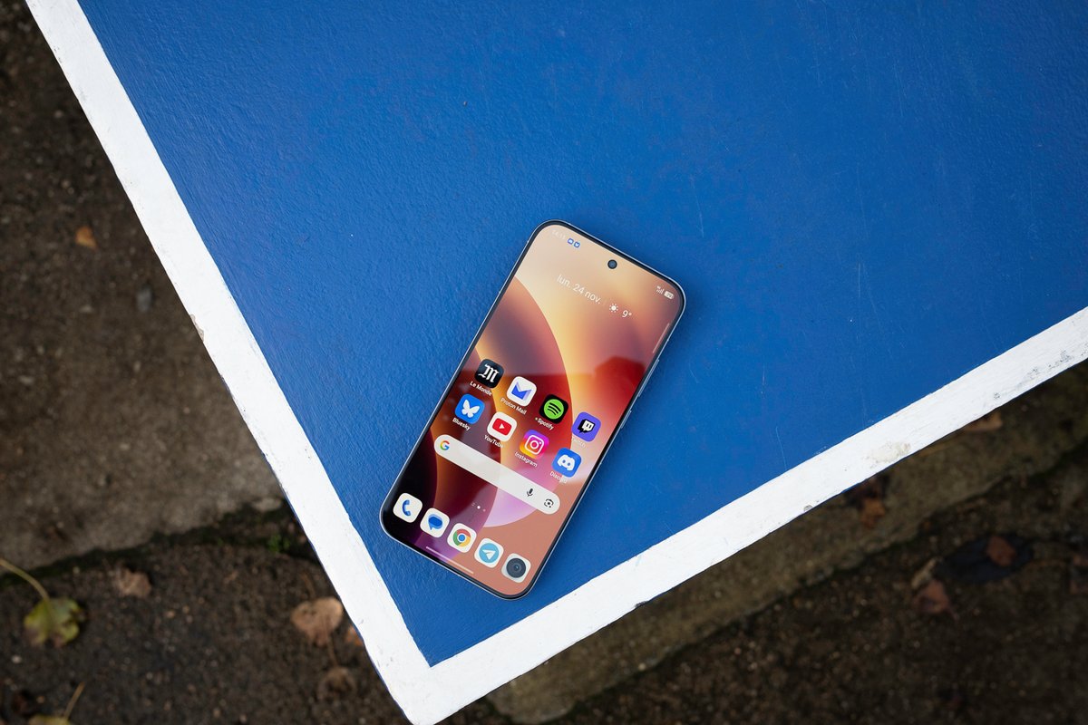 Les bordures de l'écran sont extra-fines. © Pierre Crochart pour Clubic.com