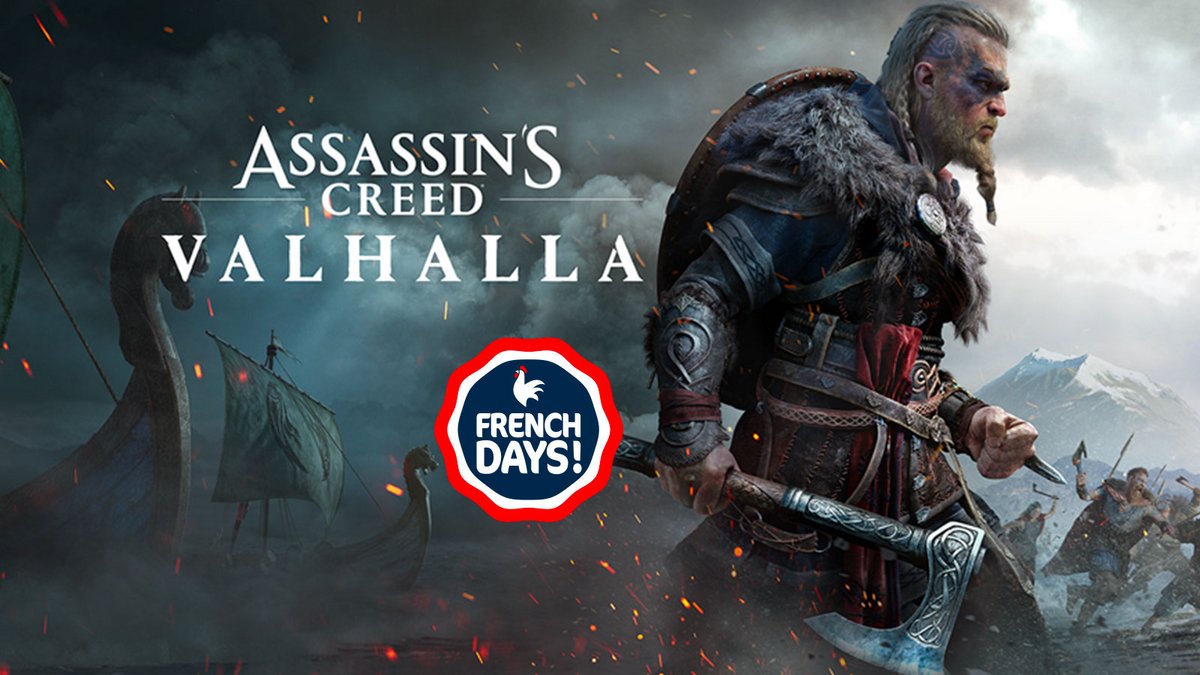 Le légendaire Assassin's Creed Valhalla à prix choc chez Cdiscount pour les French Days.